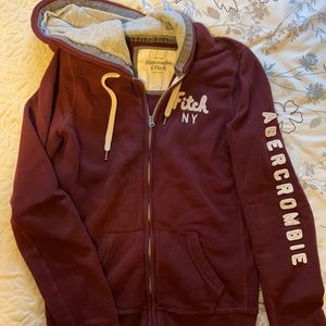 COPY - ▫️Burgundy Zip-Up Hoodie